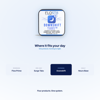 Downshift Tabs — Evening Reset